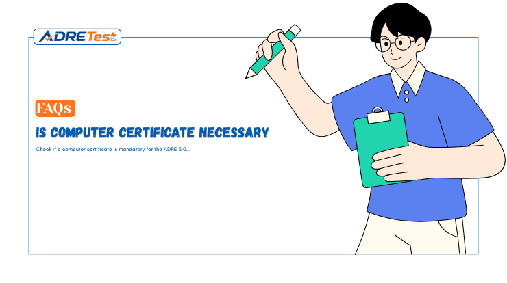 Is a Computer Certificate Necessary for the ADRE Exam?